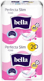 BELLA Perfecta Slim Rose Hygienické parfumované vložky s krídelkami 20 ks 2