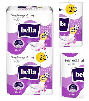 BELLA Perfecta Slim Violet Hygienické vložky s krídielkami 20 ks 3