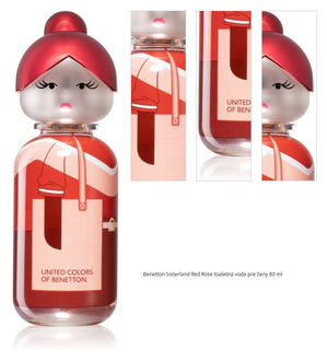 Benetton Sisterland Red Rose toaletná voda pre ženy 80 ml 1