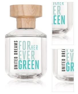 Benetton United Dreams for her Forever Green toaletná voda pre ženy 80 ml 3