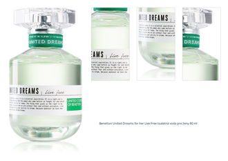 Benetton United Dreams for her Live Free toaletná voda pre ženy 80 ml 1