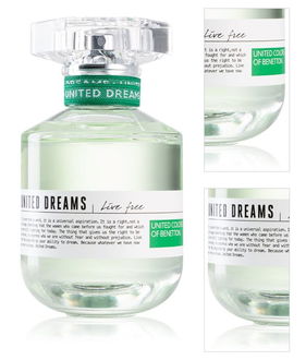 Benetton United Dreams for her Live Free toaletná voda pre ženy 80 ml 3