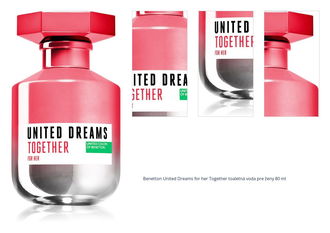 Benetton United Dreams for her Together toaletná voda pre ženy 80 ml 1