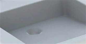 Bezbariérové ​​umývadlo Geberit Selnova 55x52,5 cm bez otvoru pre batériu, bez prepadu 500.787.01.7 5