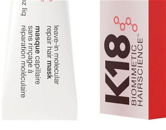 Bezoplachová maska pre obnovu poškodených vlasov K18 Hair Molecular Repair Mask - 5 ml (K-18-10205) + DARČEK ZADARMO 8