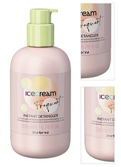 Bezoplachová starostlivosť na rozčesávanie vlasov Inebrya Ice Cream Frequent Detangler - 200 ml (771026379) + DARČEK ZADARMO 3