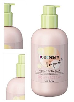 Bezoplachová starostlivosť na rozčesávanie vlasov Inebrya Ice Cream Frequent Detangler - 200 ml (771026379) + DARČEK ZADARMO 4