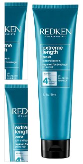 Bezoplachová starostlivosť pre posilnenie dĺžok vlasov Redken Extreme Length (TM) - 150 ml + darček zadarmo 4