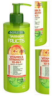 Bezoplachová starostlivosť pre posilnenie slabých vlasov Garnier Fructis Vitamin  a  Strength - 400 ml + darček zadarmo 3