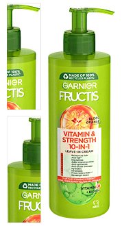 Bezoplachová starostlivosť pre posilnenie slabých vlasov Garnier Fructis Vitamin  a  Strength - 400 ml + darček zadarmo 4
