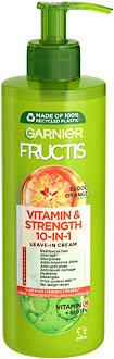 Bezoplachová starostlivosť pre posilnenie slabých vlasov Garnier Fructis Vitamin  a  Strength - 400 ml + darček zadarmo