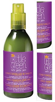 Bezoplachový kondicionér na rozčesávanie vlasov pre deti Little Green Kids - 240 ml (0169944) + darček zadarmo 3