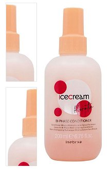 Bezoplachový kondicionér pre poškodené vlasy Inebrya Ice Cream Keratin Bi-Phase Conditioner - 200 ml (771026313) + darček zadarmo 4
