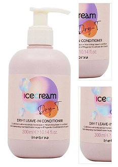 Bezoplachový kondicionér pre suché vlasy Inebrya Ice Cream Dry-T Leave-In Conditioner - 300 ml (771026325) + darček zadarmo 3