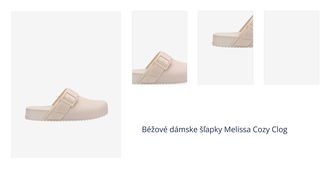 Béžové dámske šľapky Melissa Cozy Clog 1