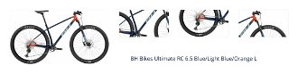 BH Bikes Ultimate RC 6.5 Shimano XT RD-M8100 1x12 Blue/Light Blue/Orange L 1