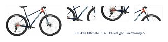 BH Bikes Ultimate RC 6.5 Shimano XT RD-M8100 1x12 Blue/Light Blue/Orange S 1