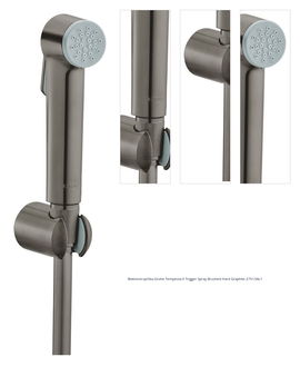 Bidetová spŕška Grohe Tempesta-F Trigger Spray Brushed Hard Graphite 27513AL1 1