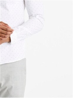 Biela pánska vzorovaná košeľa Celio Caop 9
