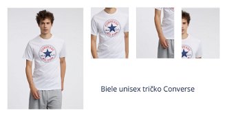 Biele unisex tričko Converse 1