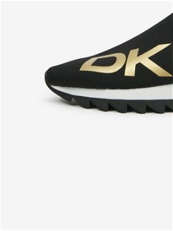 Bielo-čierne dámske slip on tenisky DKNY 8