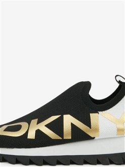 Bielo-čierne dámske slip on tenisky DKNY 5