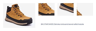 BIG STAR SHOES Dámska izolovaná ťavová veľká hviezda 1