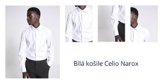 Biela košeľa Celio Narox 1