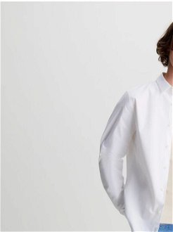 Biela pánska košeľa Calvin Klein Jeans 6