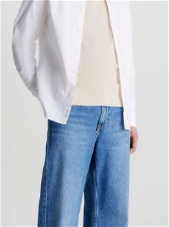 Biela pánska košeľa Calvin Klein Jeans 5
