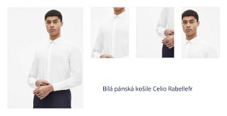 Biela pánska košeľa Celio Rabellefr 1