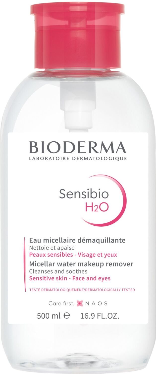 Bioderma Sensibio H2O micelárna voda pre citlivú pleť s pumpou 1x500 ml 500 ml