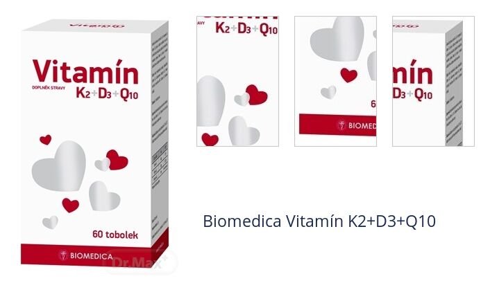 Biomedica Vitamín K2+D3+Q10 1