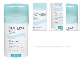 Biotherm Antiperspirant Deo Pure (Antiperspirant Stick with Tri-active Mineral Complex) 40 ml 1