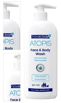 BIOTTER Novaclear Atopis umývací gél na tvár a telo 500 ml 4