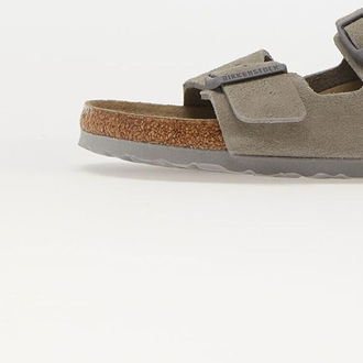 Birkenstock Arizona Suede Leather Stone Coin 8