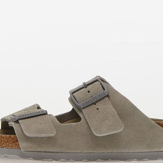 Birkenstock Arizona Suede Leather Stone Coin 5