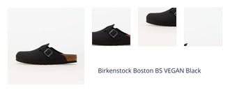 Birkenstock Boston BS VEGAN Black 1