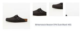 Birkenstock Boston SYN Dust Black VEG 1