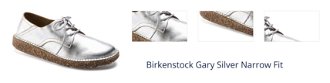 Birkenstock Gary Silver Narrow Fit 1