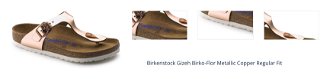 Birkenstock Gizeh Birko-Flor Metallic Copper Regular Fit 1