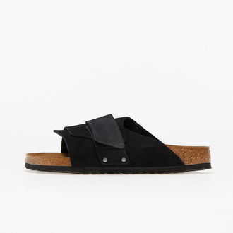 Birkenstock Kyoto VL Soft Suede & Nubuck Black 2