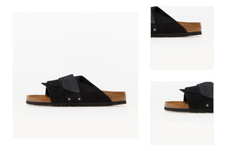 Birkenstock Kyoto VL Soft Suede & Nubuck Black 3