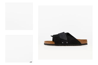 Birkenstock Kyoto VL Soft Suede & Nubuck Black 4