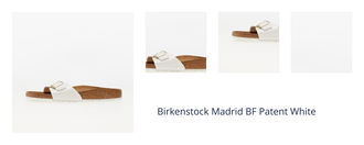 Birkenstock Madrid BF Patent White 1