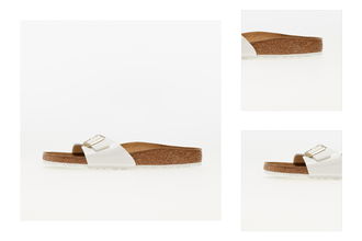 Birkenstock Madrid BF Patent White 3