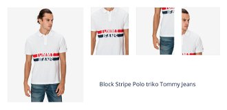 Block Stripe Polo triko Tommy Jeans 1