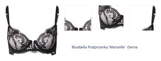 Bluebella Podprsenka 'Marseille'  čierna / biela 1