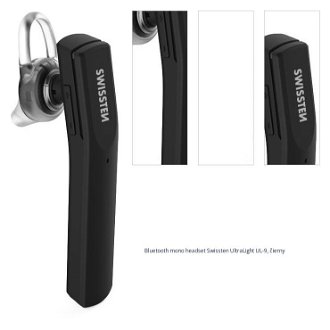 Bluetooth mono headset Swissten UltraLight UL-9, čierny 1