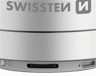 Bluetooth reproduktor Swissten i-Metal, strieborný 5